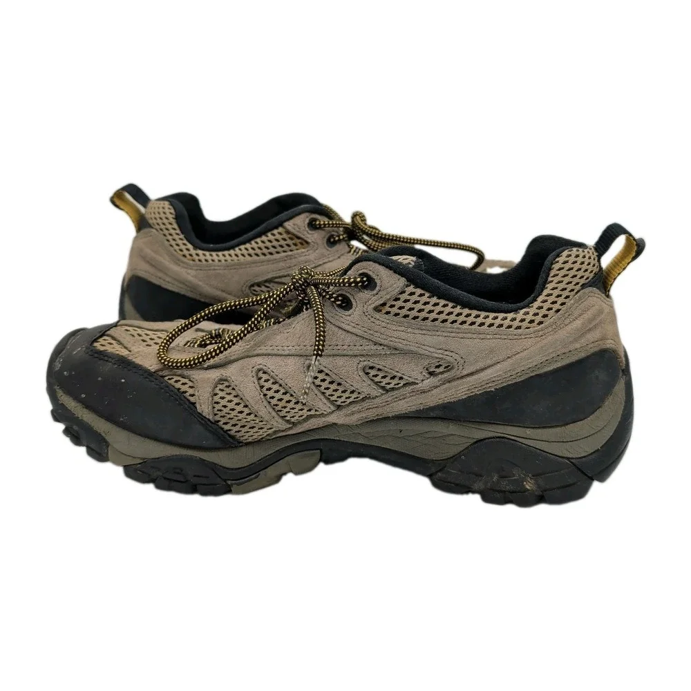 MERRELL MESA VENTILATOR 2 II Walnut Brown Suede HIKING Shoes Boots Mens 9.5 VGUC